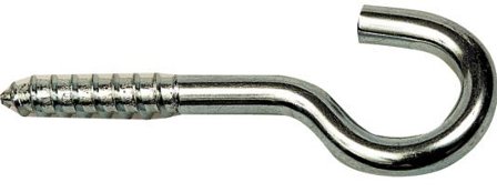 Habo 5350 Z Klessnorkrok elsforsinket stål, 90 mm, Garderobeinnredning