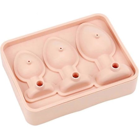 Prank Røvprop Formede Isterningebakker, Sjov Silikoneform Til DIY Kage Chokolade Slik