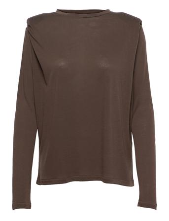 Katka Care Blouse Brown Bruuns Bazaar