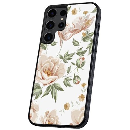 Samsung Galaxy S24 Ultra - Cover/Mobilcover Blomstermønster