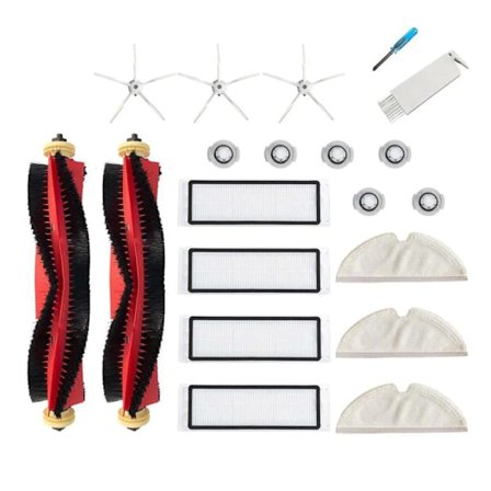 Tillbehör 18 delar Xiaomi Roborock S5/Max/S6/Max V/S6 Pure/S60/S65/T6/E25/E35