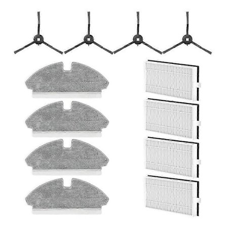 Dreame Mova M1 / Trouver M1 Støvsuger Reservedele - Sidebørste, HEPA Filter & Moppeklude Tilbehør