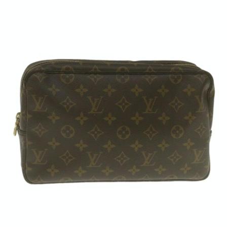 Louis Vuitton Vintage Pre-Owned Toilet Kit Brun, Dame Vintage Tasker, Størrelse: ONE Size