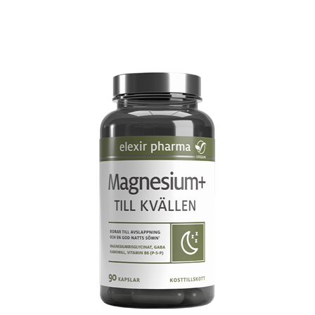 Elexir Pharma Magnesium+ Till kvällen 90 kapslar