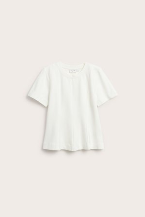 Kappahl | Peplum-topp Offwhite XS | Offwhite