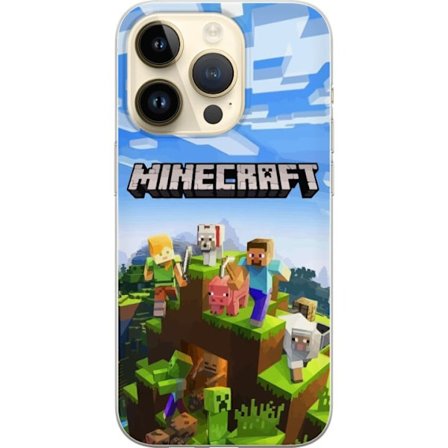 Kompatibel Mobilcover til Apple Apple iPhone 14 Pro Minecraft Creeper blok pixel retro spil