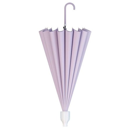 Langt håndtak Vanntett 16 Bone Paraply Støtsikker Stoff Lilla KLB