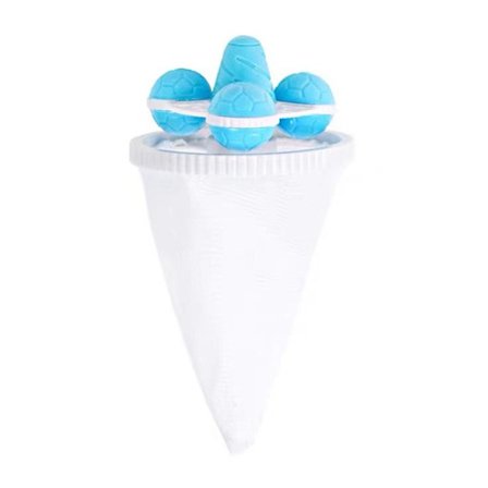 2STK Klesvask Ball Klær Rengjøring Ball BLUE-A BLUE-A