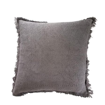 Harmaa polyesterityyny 45x45cm – Moderni sisustustyyny