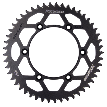 Corona Proworks de Aluminio Negra - Suzuki RM 250 1982-2010