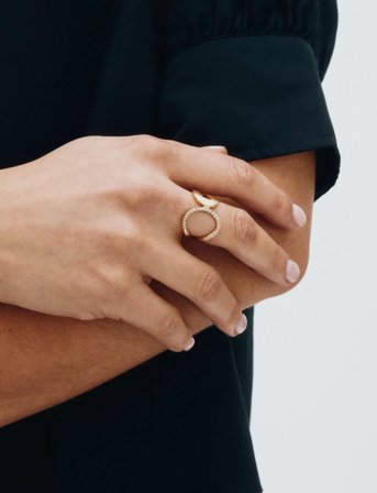 Edblad Plié Ring Gold - Gold - XL
