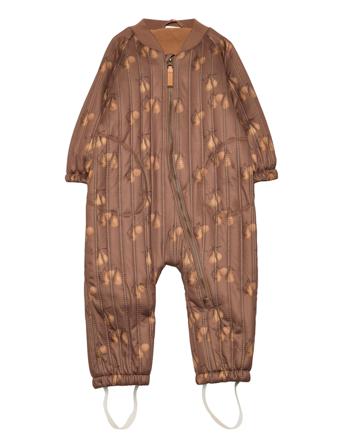 Nbmminton Quilt Suit Fo Lil Outerwear Coveralls Snow/ski Coveralls & Sets Brun Lil'Atelier