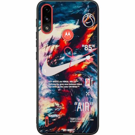 Motorola Moto E7i Power Svart Skal Fast Nike
