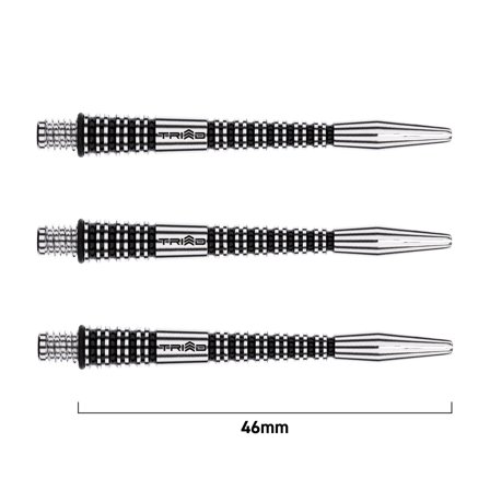 Triad RX Aluminium Schäfte | Winmau Schwarz / Mittel
