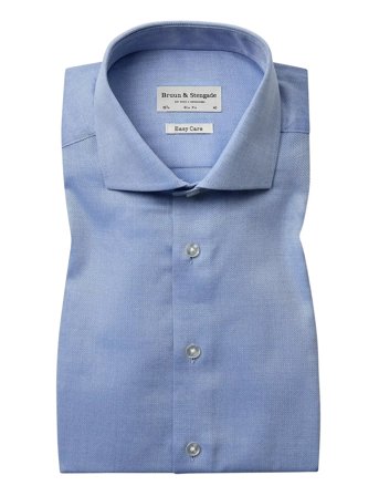 Bs Rutschman Slim Fit Shirt Blue Bruun & Stengade