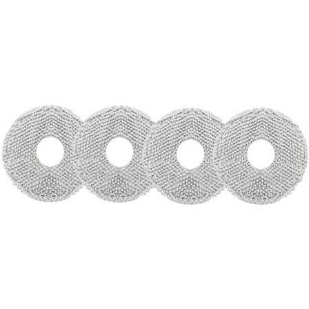 4-delars tillbehörssats lämplig för Dreame L10 Ultra L10s Ultra, 6 moppdynor reservdelar, standardstorlek