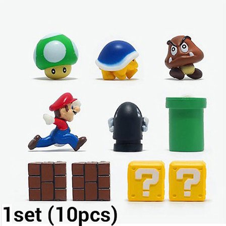 Klassisk 3d Super Mario Kylskåp Stark Kylskåpsmagnet klistermärken dekoration