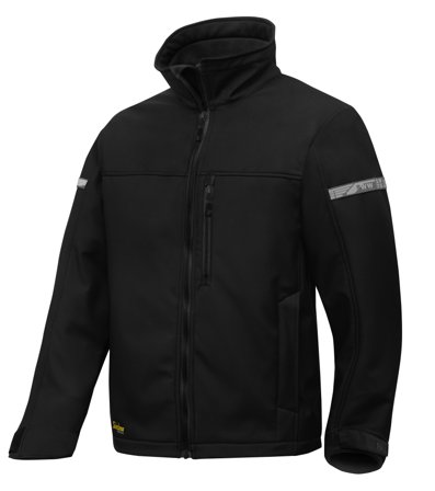Snickers Workwear 1200 AllroundWork Softshelljacka svart L, Arbetskläder