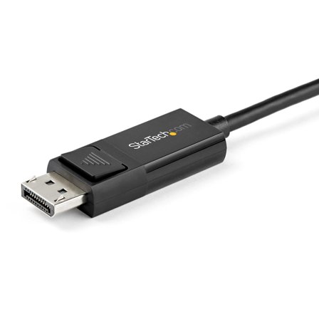 StarTech 3ft/1m USB C to DisplayPort 1.4 Cable 8K 60Hz/4K, Bidirectional DP to USB-C or USB-C to DP Reversible Video Adapter Cable, HBR3/HDR/DSC, USB