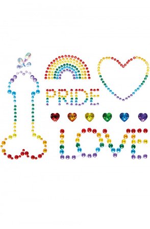 Leg Avenue Pride Bodyjewels Sticker Kroppssmycke - Blushme.se