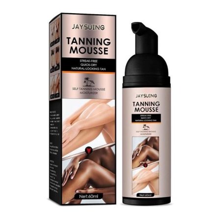 Self Tanning Mousse Spray Fast Body Face Self Tanner 60ml Cream Mak Makeup Solarium Foundation Fake Tan D5n8
