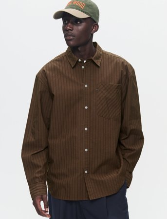 WOOD WOOD Wwday Dobby - Brown - S