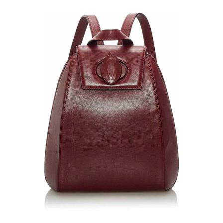 Cartier Vintage Rugzaks , Rood , Dames , Maat: ONE Size Vintage Tassen