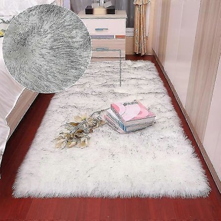 Matto olohuoneeseen 160x230 Moderni Pehmoinen Pehmeä Pörröinen Makuuhuoneen Sängynalusmatot