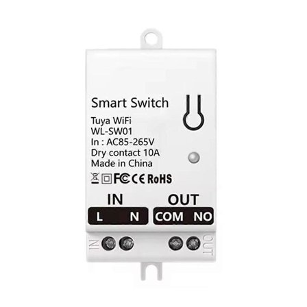 Tuya Smart WiFi Tør Kontakt Switch Modul 10A Hjem Universal DIY Afbryder Relæ Arbejd med Smart Life db