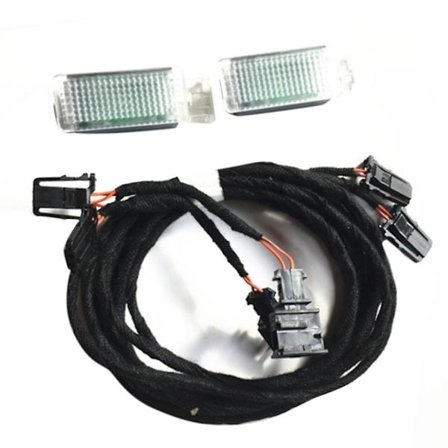 LED-fotbelysning fotlampa kabeldragning för B7 B8 Cc Golf 7 Mk7 7.5 Mk2 5gg947409