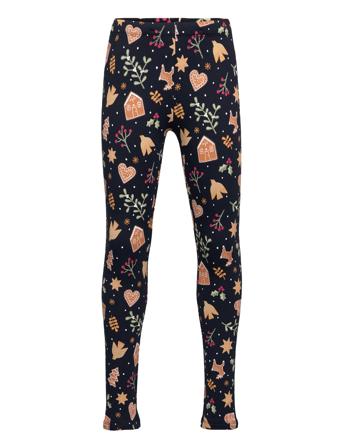 Leggings Gingerbread Aop Leggings Marineblå Lindex*Betinget Tilbud