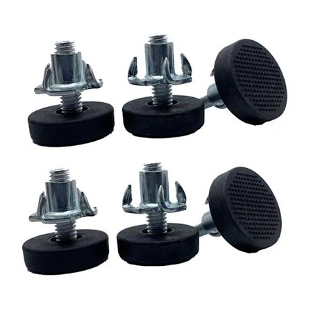 4X Møbelben skruer M6x22 + 4X Klo-muttere M6 justerbar Endekappe Bord Stol hylle