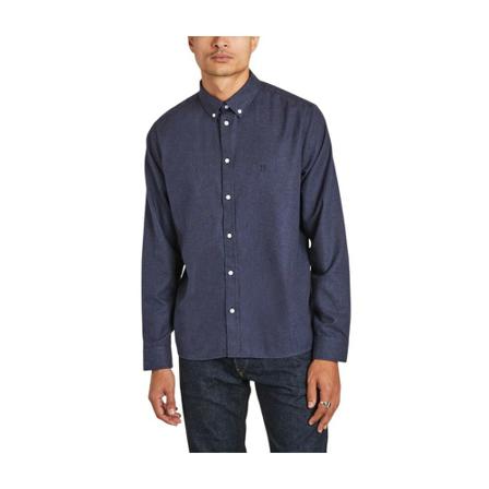 Les Deux, Casual Shirts Blauw, Heren, Maat:S