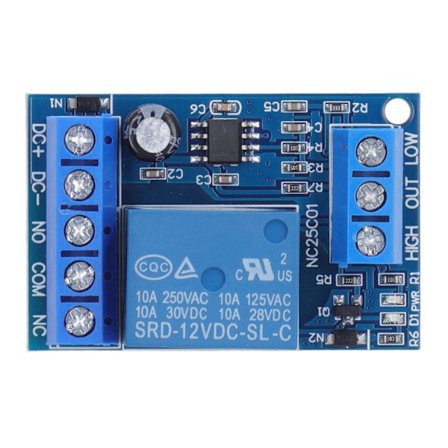 Vannivåkontrollmodul Automatisk væskenivåsensor Relékort DC 12V for pumpe