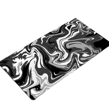 Musematte med vanntett overflate, svart