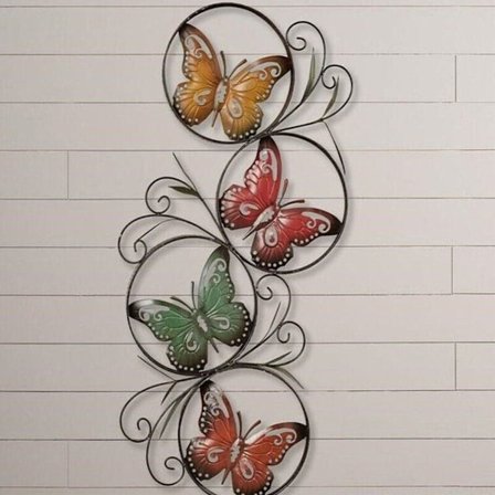 Metall sommerfugl hage ornament 18072MM