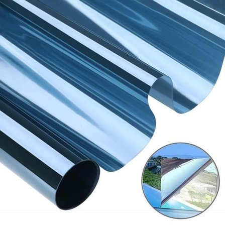 Self-Adhesive Window Film with UV Protection – Mirror Film for Privacy