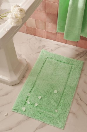 Staycation - Badrumsmatta Kind 50x80 cm - Grön - Badrumsmattor - 50X80 - Från Homeroom