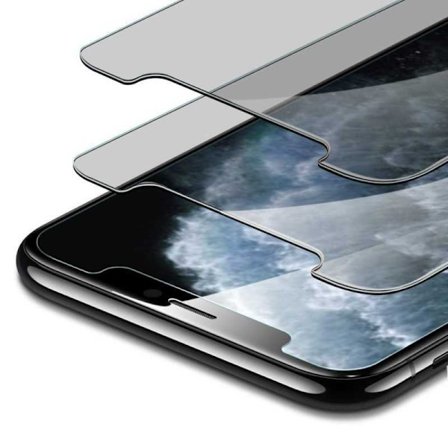 2-PACK iPhone 11 Pro Max Privacy Tempered Glass 0,26mm 2,5D 9H