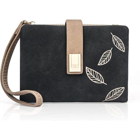 Naisten pieni lompakko 100% vegaanista nahkaa, pieni lompakko naisille, pehmeä, mukava, söpö lompakko monilla korttipaikoilla