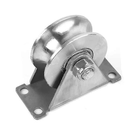 5 cm 304 Ruostumaton Teräs Liukuoven Pyörät U-ura Rullat - xinhan