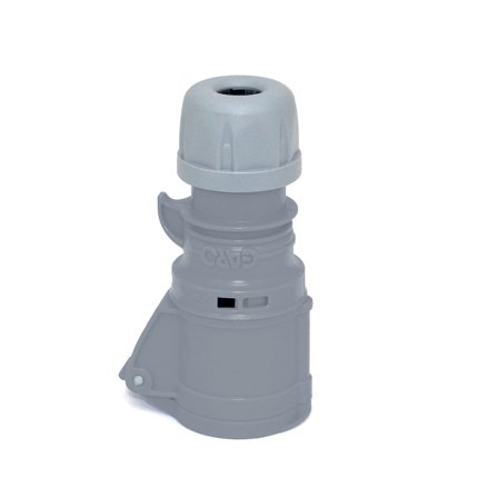 Garo S 216-12 Q Skjøtekontakt IP44, 3-polet, 16 A, Quick Grå, 12 h, Stikkontakter & kabler