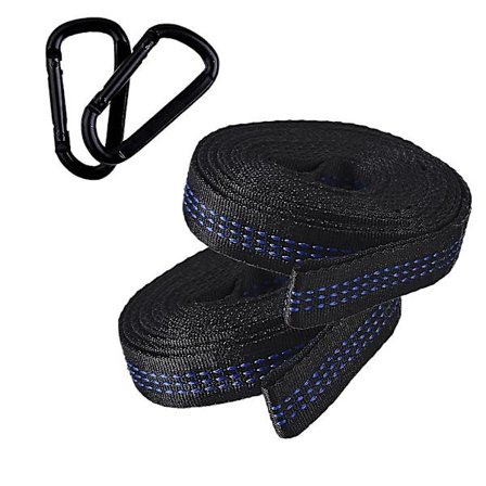 Tilbud på Justerbare Træhængende Hængekøjeslynger Klatretov Luft Hængekøje Bælte