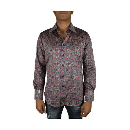 Billionaire, shirt Rood, Heren, Maat:L