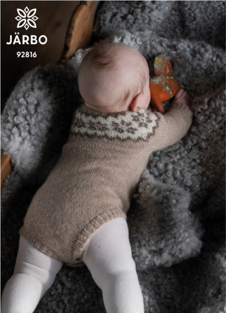 Järbo GARN Mønster Vetle Babybody