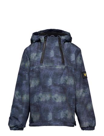 Double Zip Microfleece Lined Irridesent Windcheater Outerwear Jackets & Coats Windbreaker Multi/mønstret Lyle & Scott Junior