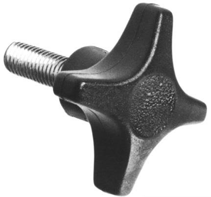 Z R4022M630S Stjerneknapper M6 x 27 x 40, Ventilation