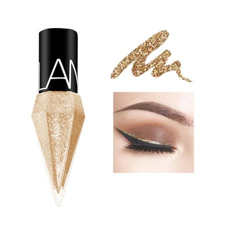 Glitter Eyeliner Flytande Skimmer Ögonpenna Långvarig Makeup Glittrig Öga K6J6