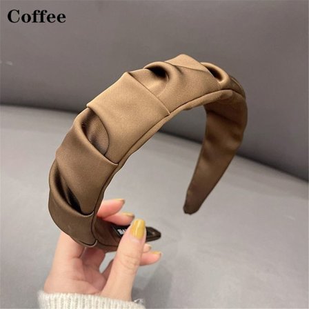 Brett hårband Hårband KAFFE