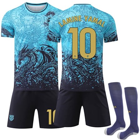 2025-2026 Barcelona Jalkapallopaita Kit Nro 10 Yamal